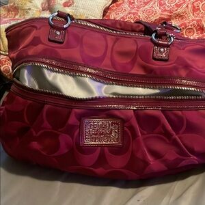 Coach Pink Shoulder Bag